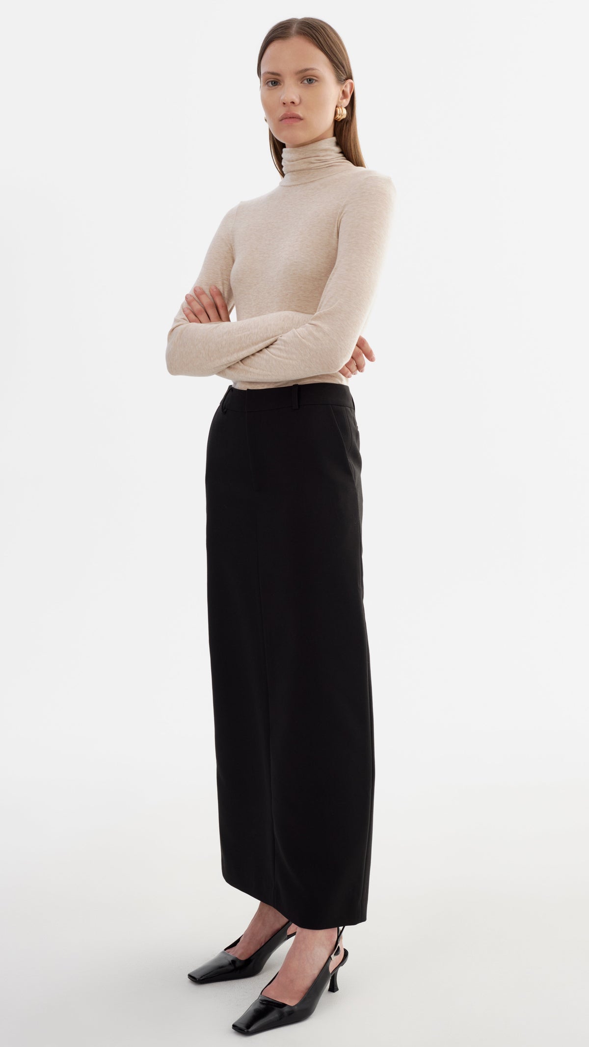 Lamarque Aitana Maxi Skirt in Black