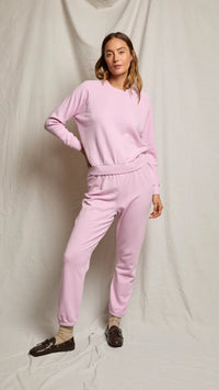 Perfect White Tee Johnny Sweatpants in Sugar Pink