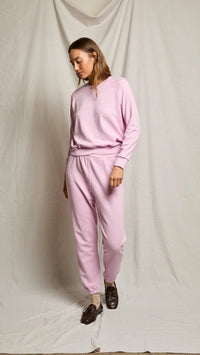 Perfect White Tee Johnny Sweatpants in Sugar Pink