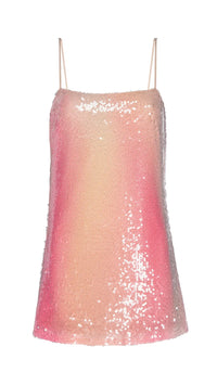 Misa Aline Sequin Mini Dress in Ombre