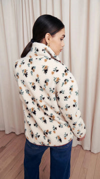 Saylor Aliza Teddy Jacket in Floral