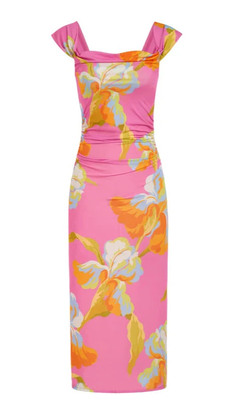 Amanda Uprichard Rebecca Midi Dress in Calypso