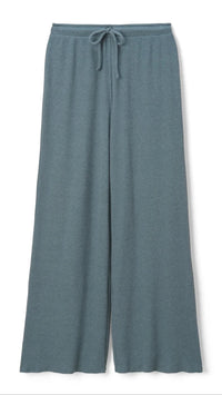 Perfect White Tee Maddie Waffle Sweatpants in Slate