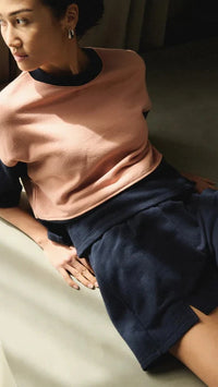 Nation LTD Scout Sweat Short in Navy Night Sky
