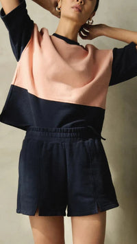 Nation LTD Scout Sweat Short in Navy Night Sky