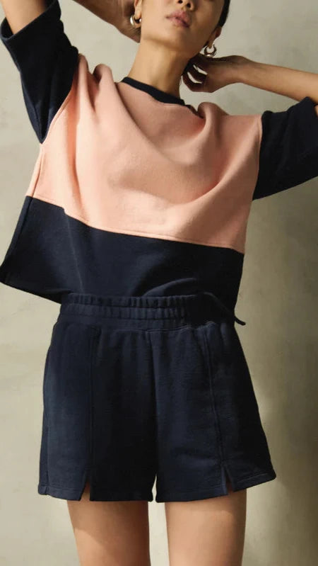 Nation LTD Scout Sweat Short in Navy Night Sky