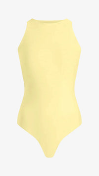Commando Butter Crew Neck Tank Bodysuit in Sun