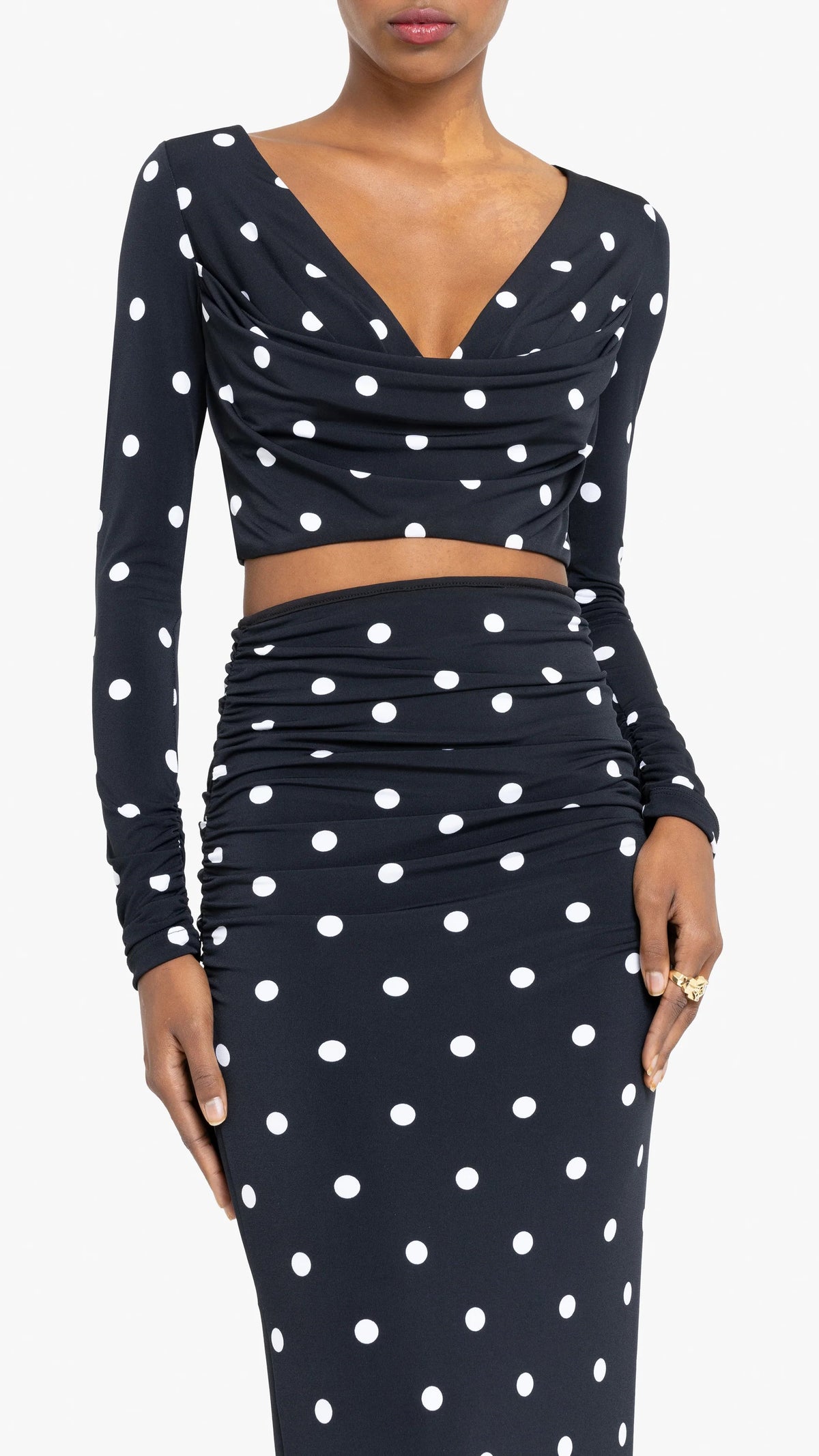 Black Halo Rafaela Two Piece Set in Spotlight