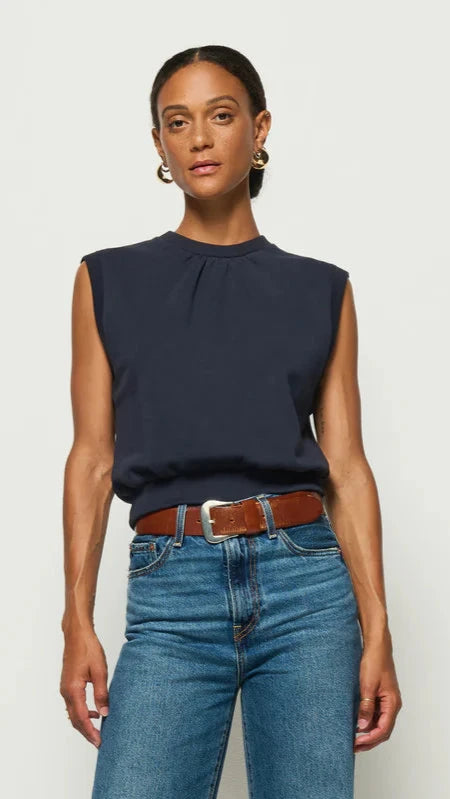 Nation LTD Billie Sleeveless Sweatshirt in Night Sky
