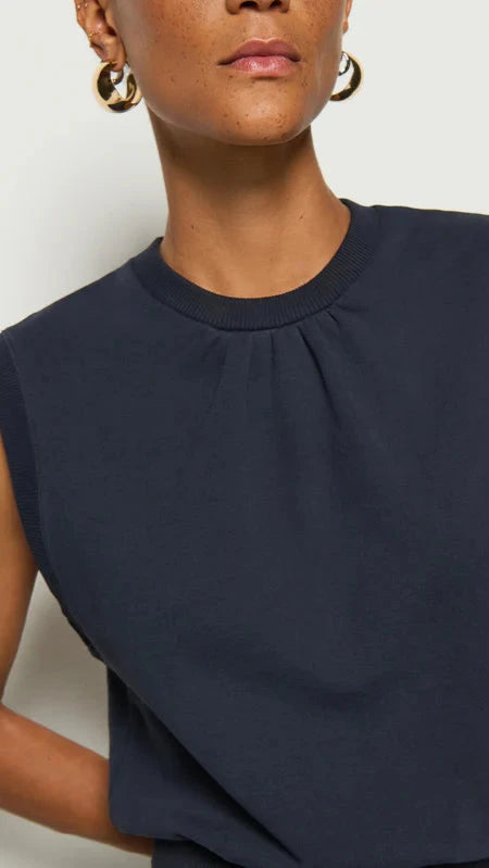 Nation LTD Billie Sleeveless Sweatshirt in Night Sky
