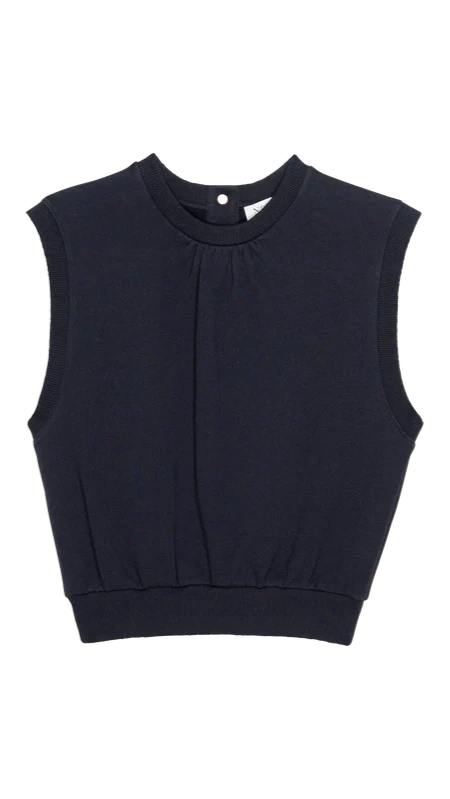 Nation LTD Billie Sleeveless Sweatshirt in Night Sky