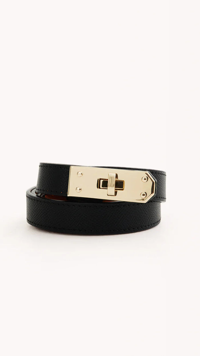 Billini Blake Hermes Belt in Black