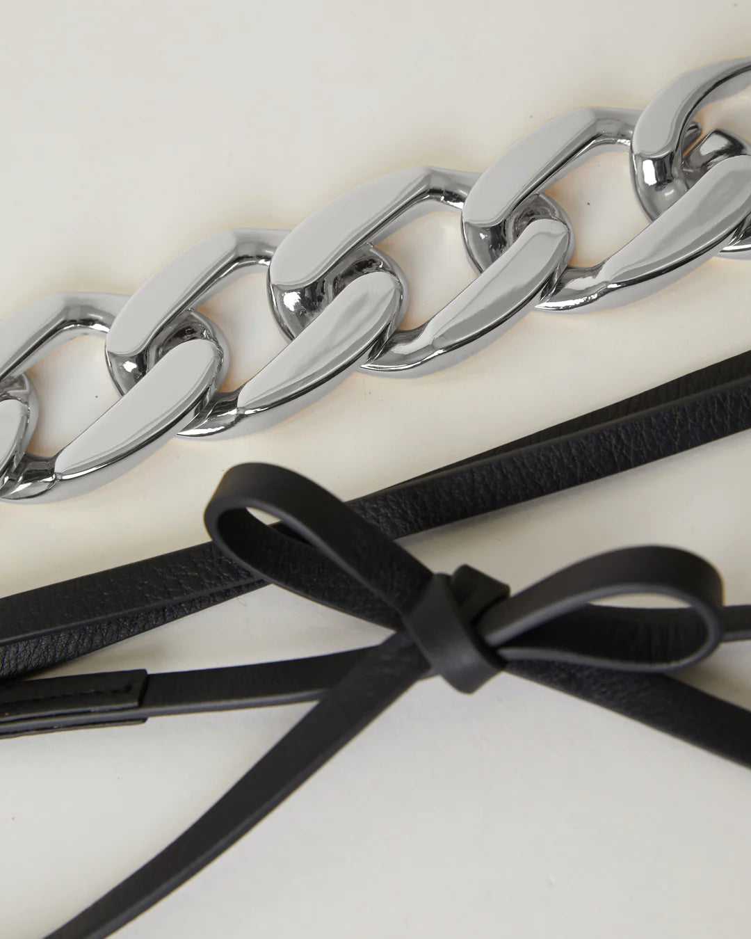 B-Low The Belt Marcel Wrap Belt in Black/Silver