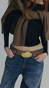 B-Low The Belt Myra Washed in Camel Brass