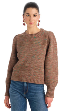 Allison New York Charlotte Sweater in Mocha