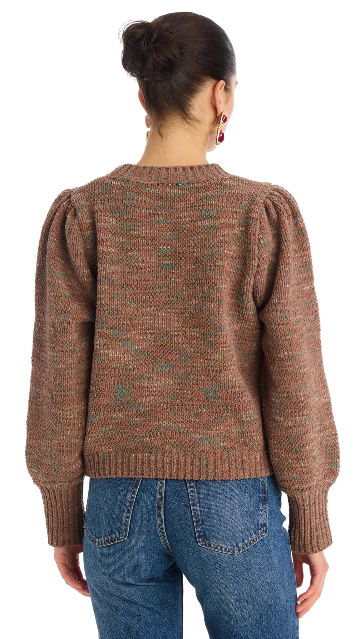 Allison New York Charlotte Sweater in Mocha