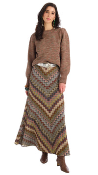 Allison New York Charlotte Sweater in Mocha