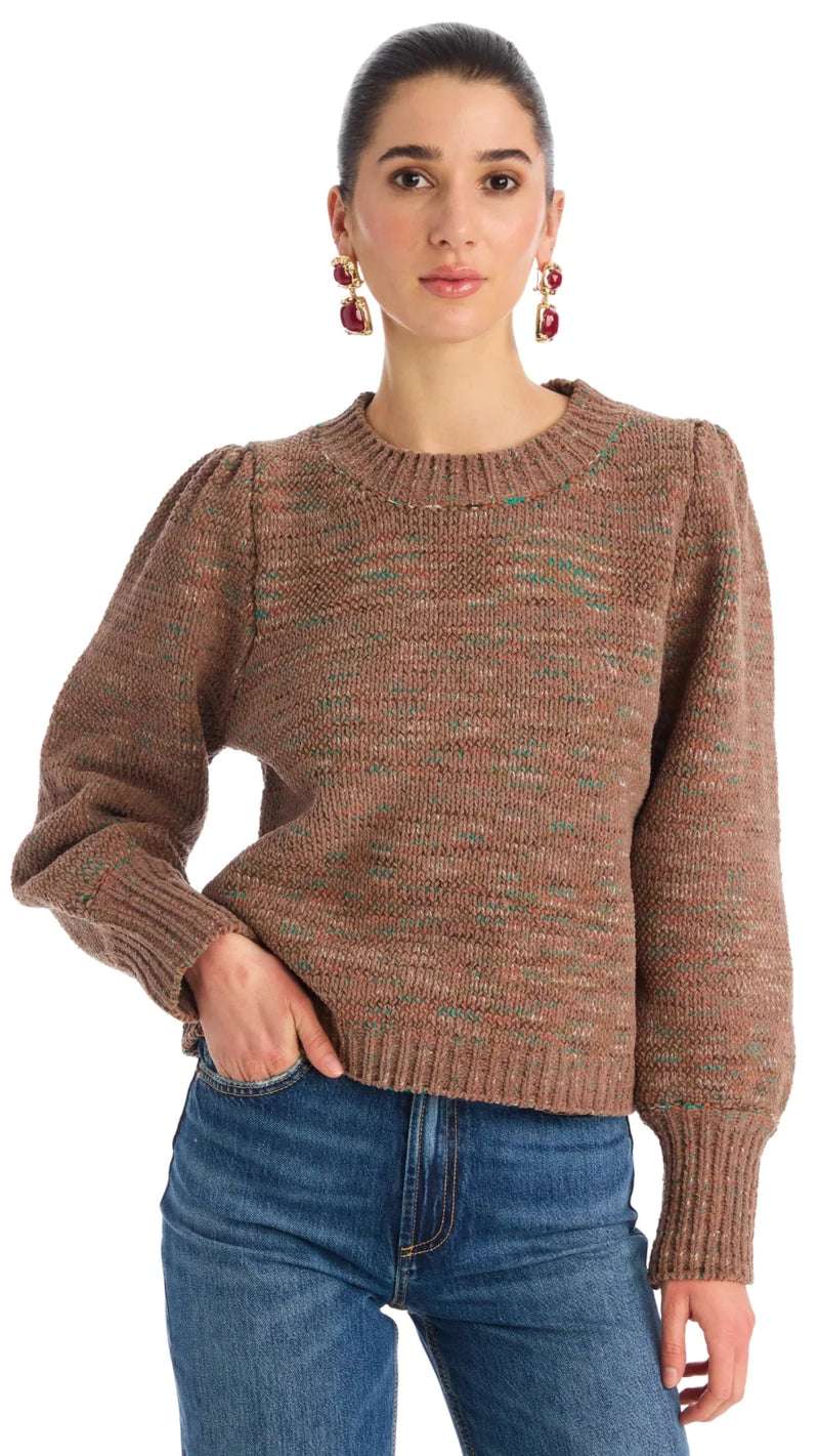 Allison New York Charlotte Sweater in Mocha