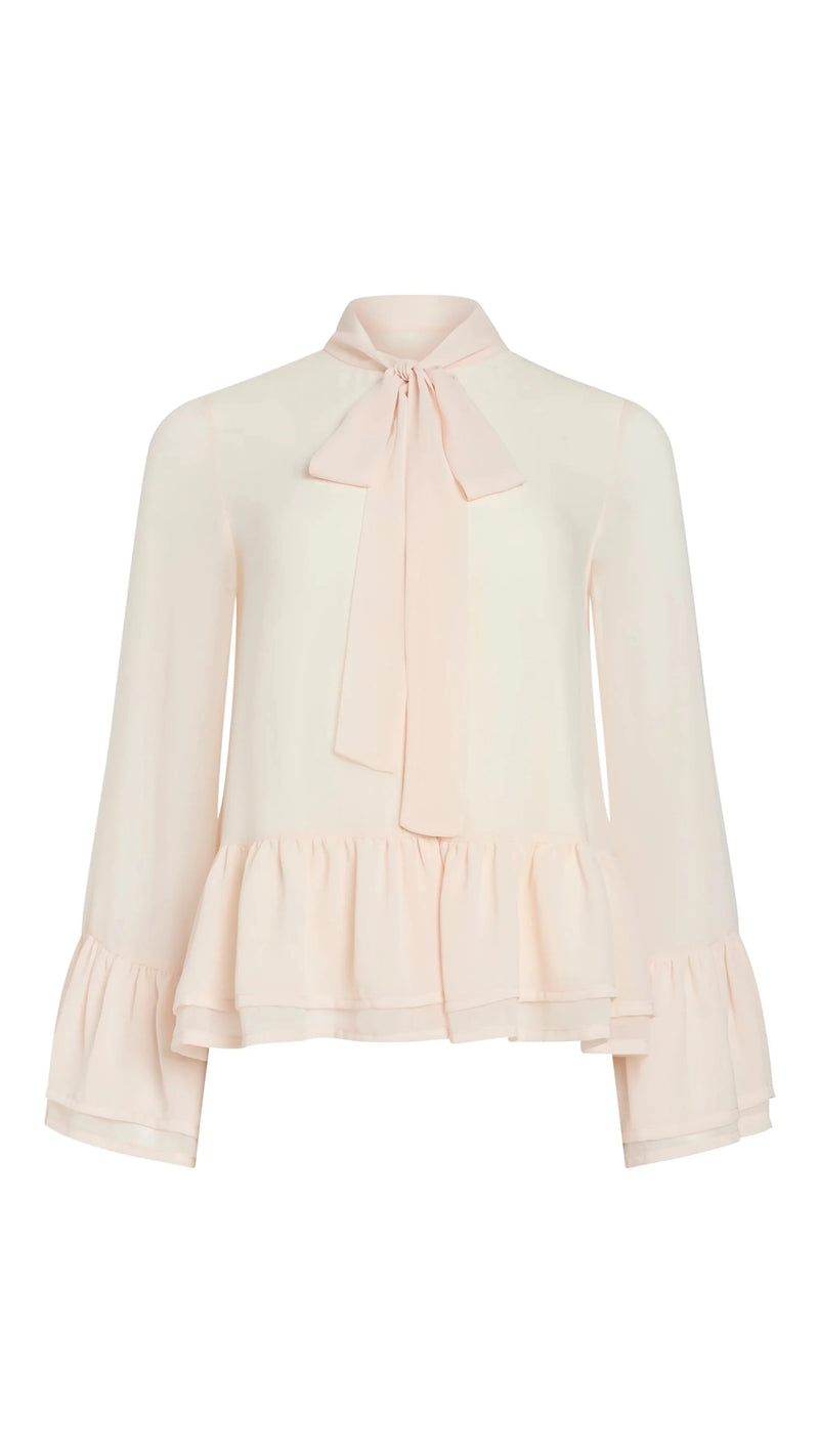 Amanda Uprichard Devereaux Chloe Top in Antique White