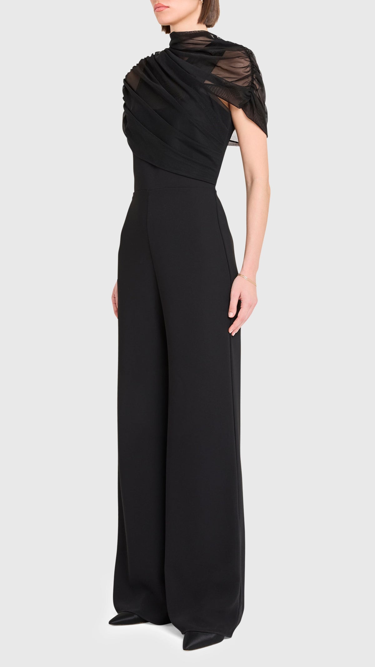 Amanda Uprichard Evianna Jumpsuit in Black