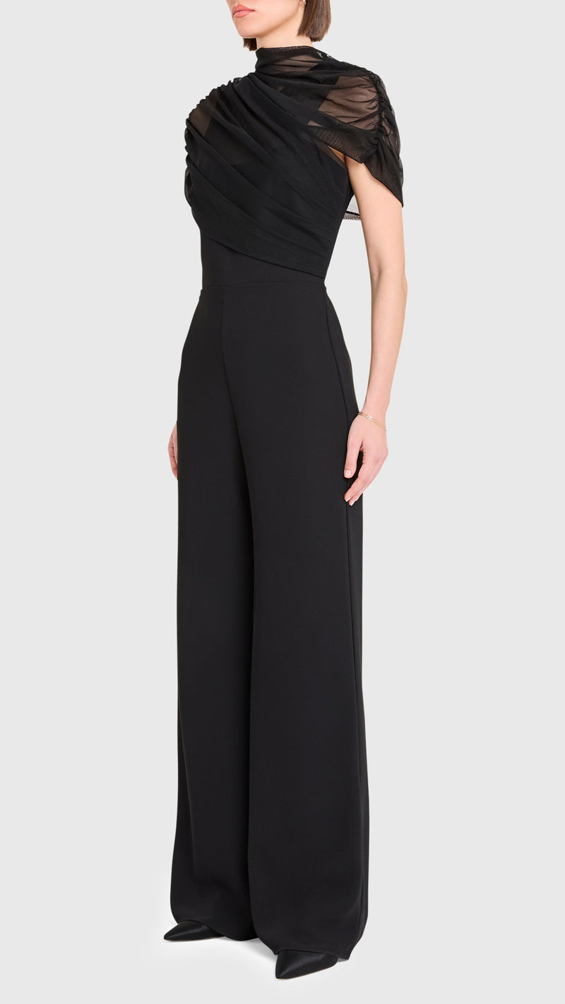 Amanda Uprichard Evianna Jumpsuit in Black