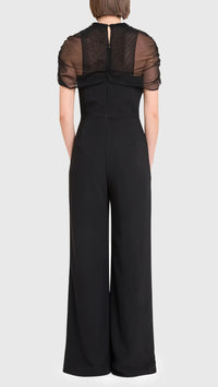 Amanda Uprichard Evianna Jumpsuit in Black