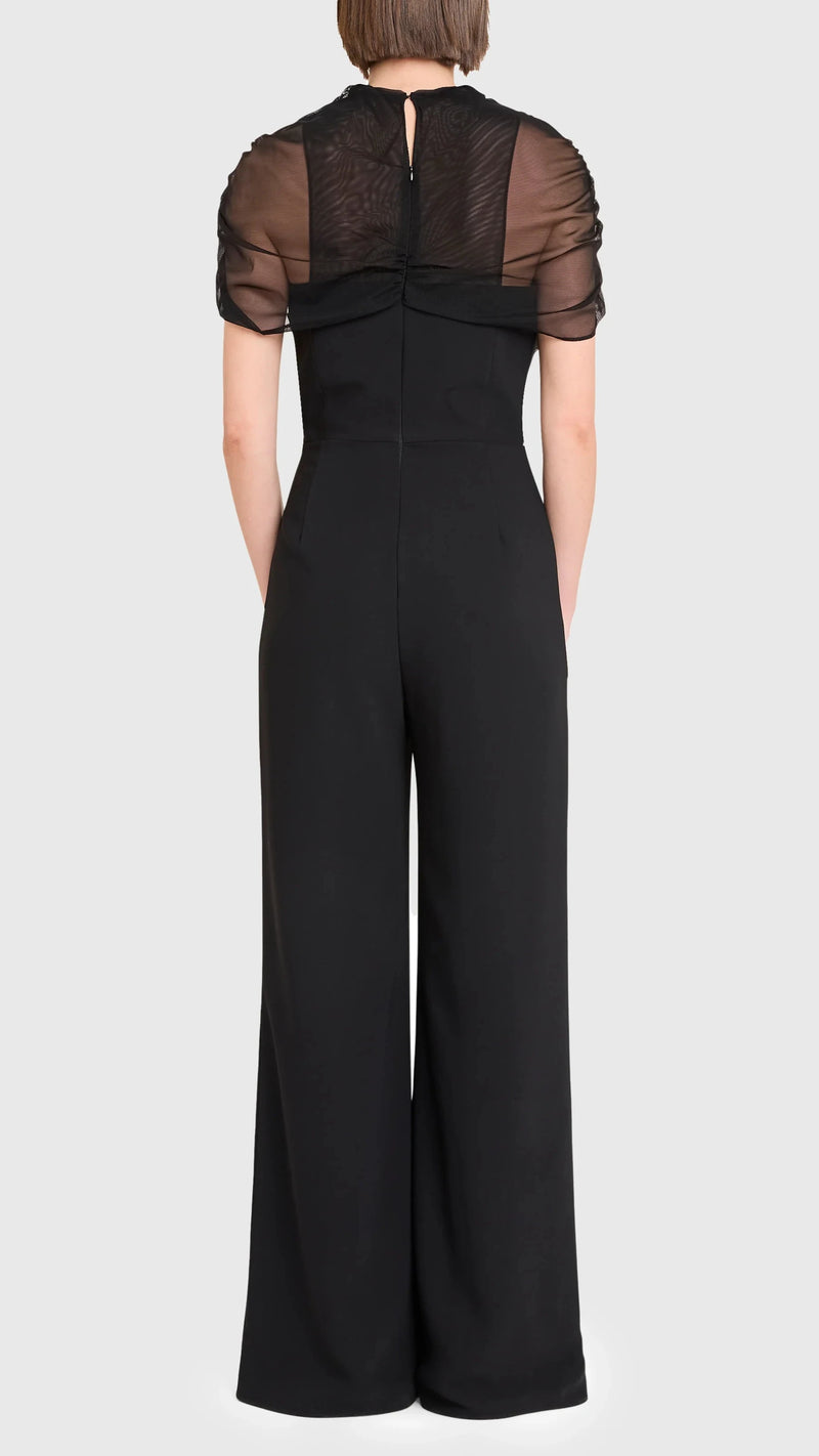 Amanda Uprichard Evianna Jumpsuit in Black