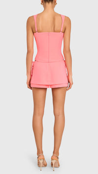 Amanda Uprichard Ceronne Top in Neon Ballet