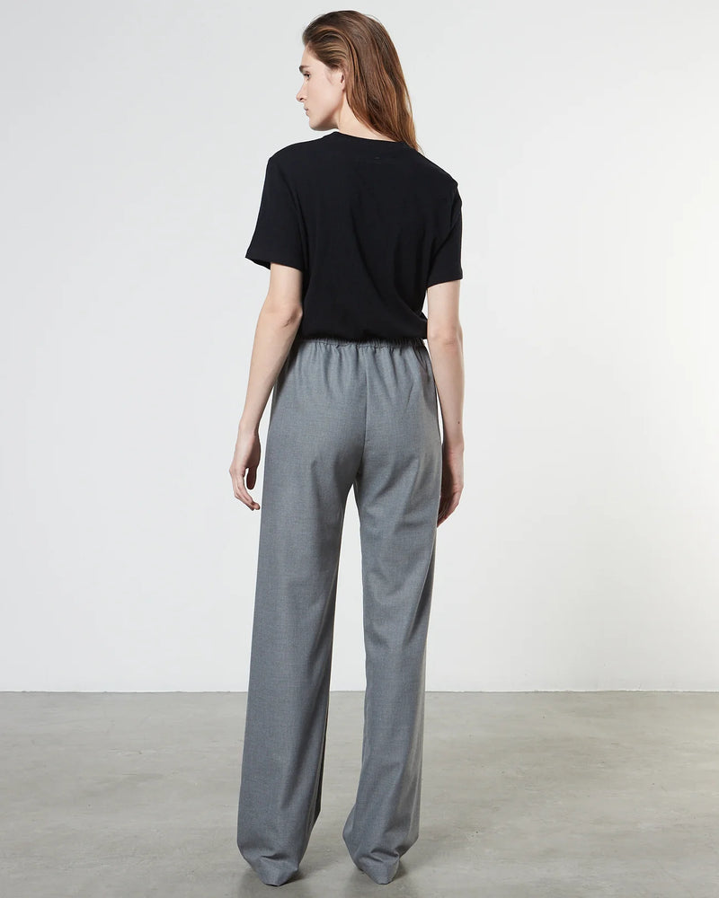 Enza Costa Everywhere Suit Pant in Light Grey