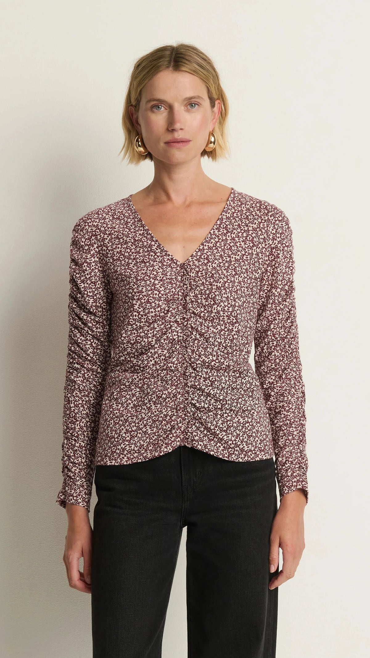 Nation LTD Colette Top in Winter Floral