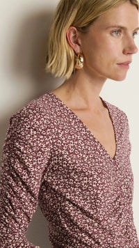 Nation LTD Colette Top in Winter Floral