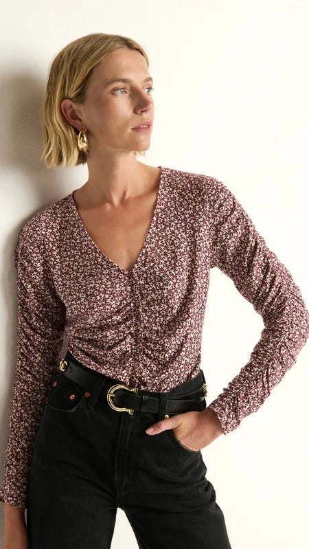 Nation LTD Colette Top in Winter Floral