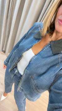 SLVRLAKE Camden Denim Jacket in LA Woman