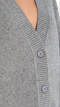 Seroya Denise Cardigan in Medium Grey
