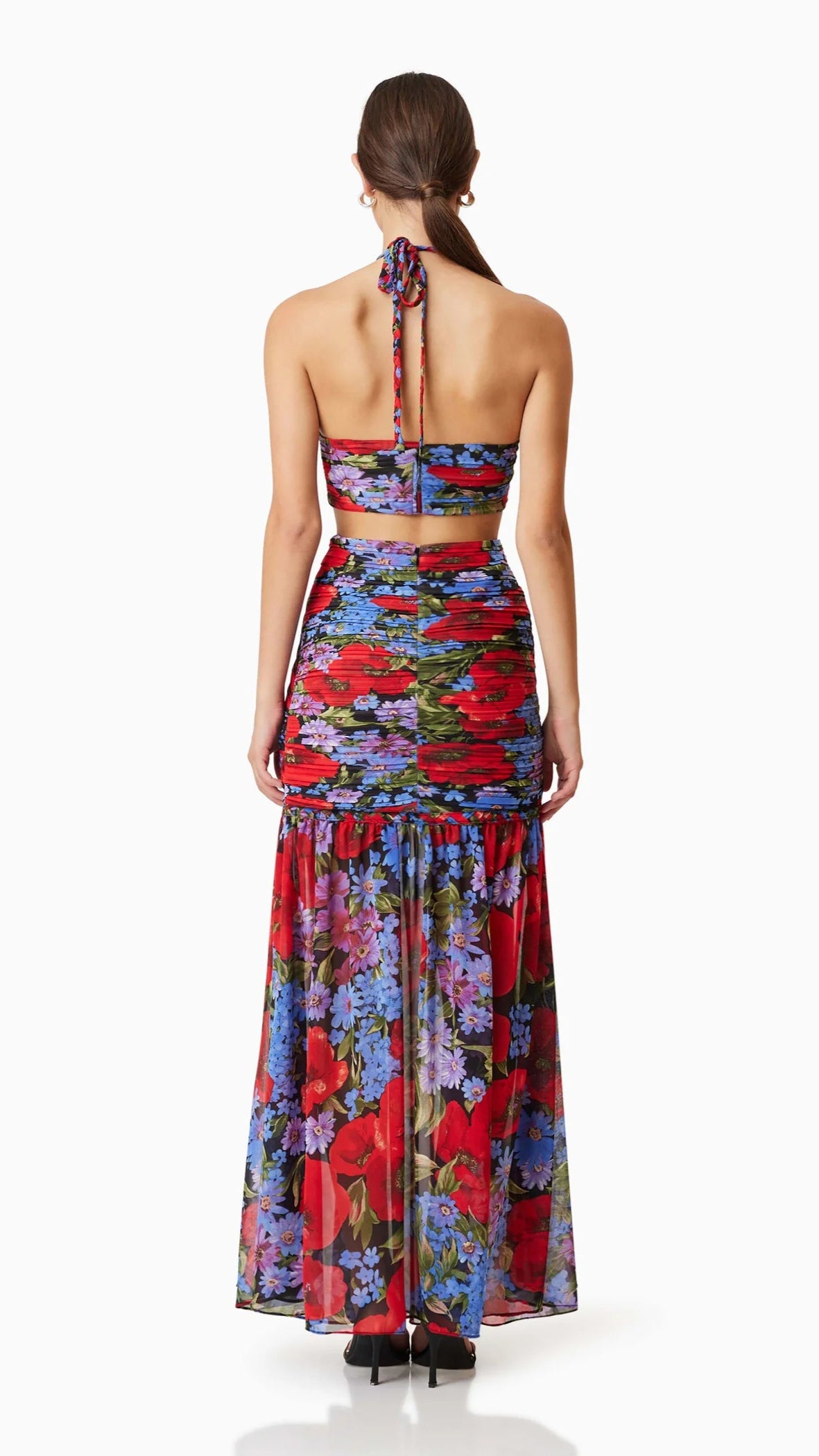 Elliatt Thea Floral Maxi Dress in Red
