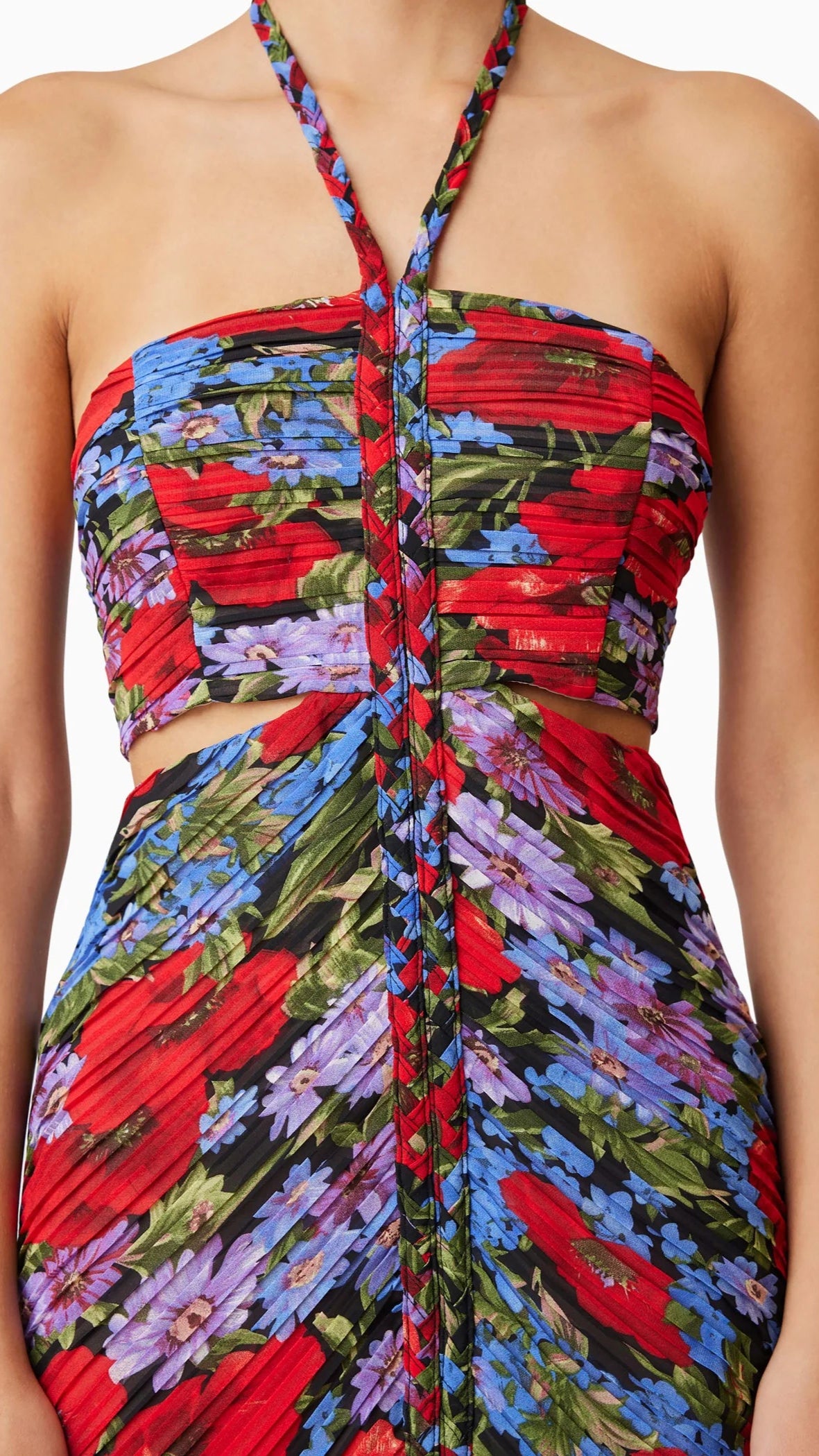 Elliatt Thea Floral Maxi Dress in Red