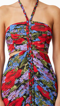 Elliatt Thea Floral Maxi Dress in Red