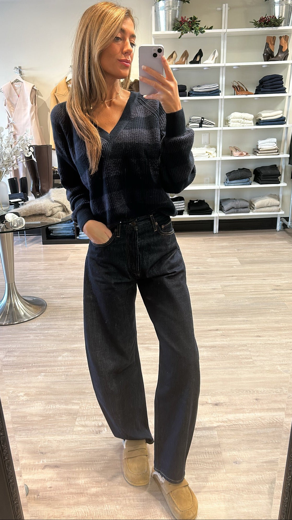 Nation LTD Delaney Sweater in Nightsky