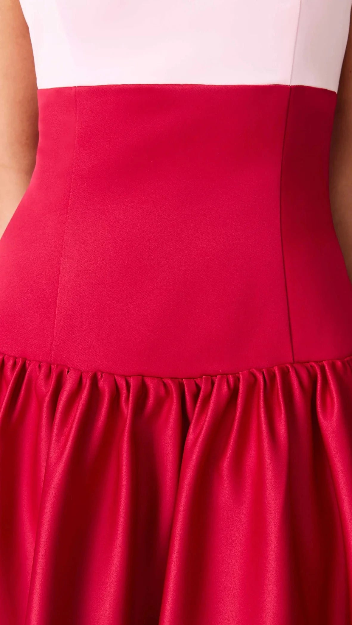 Elliatt June A-Line Gown in Pink & Red