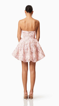 Elliatt Regina Strapless Sparkle Mini in Pink