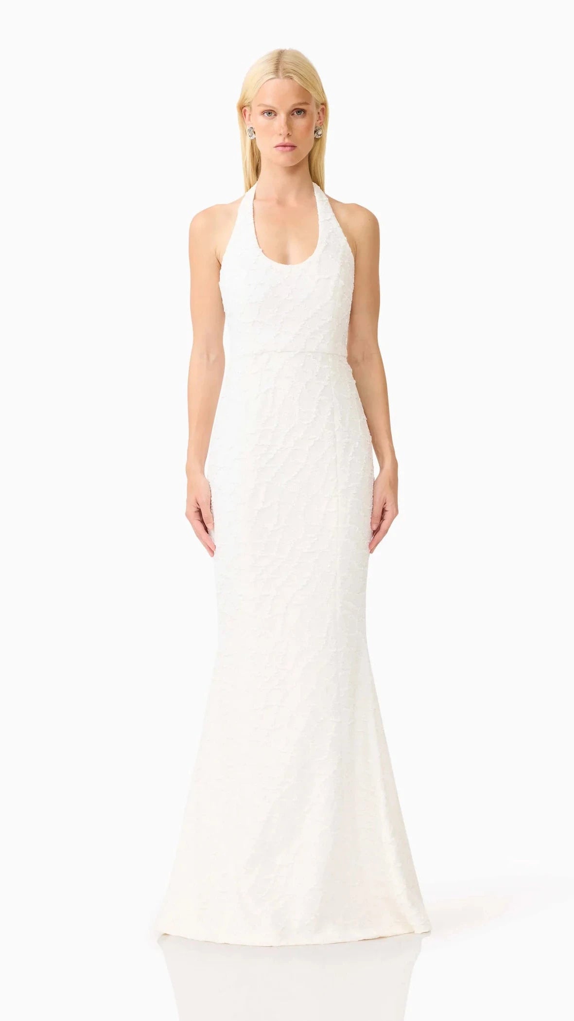 elliatt white dress Margot Long Sleeve Gown in Times Dress in White Elliatt Alexandra Halter Gown in