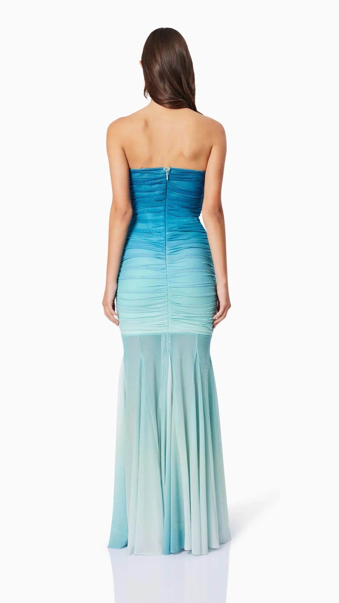 Elliatt Brielle Strapless Gown in Ombre Mint