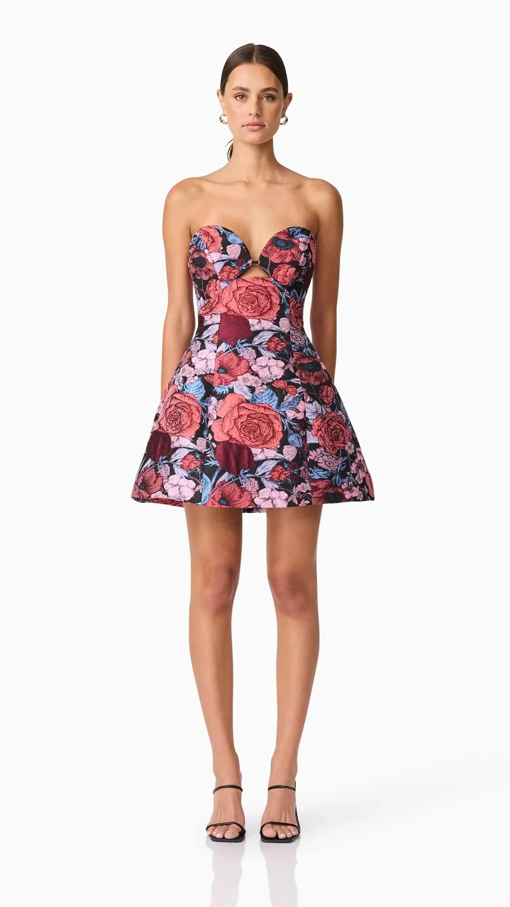 Elliatt Delphine Tulip Mini Dress in Multi