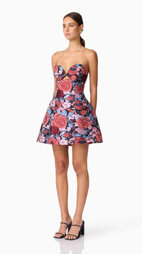 Elliatt Delphine Tulip Mini Dress in Multi