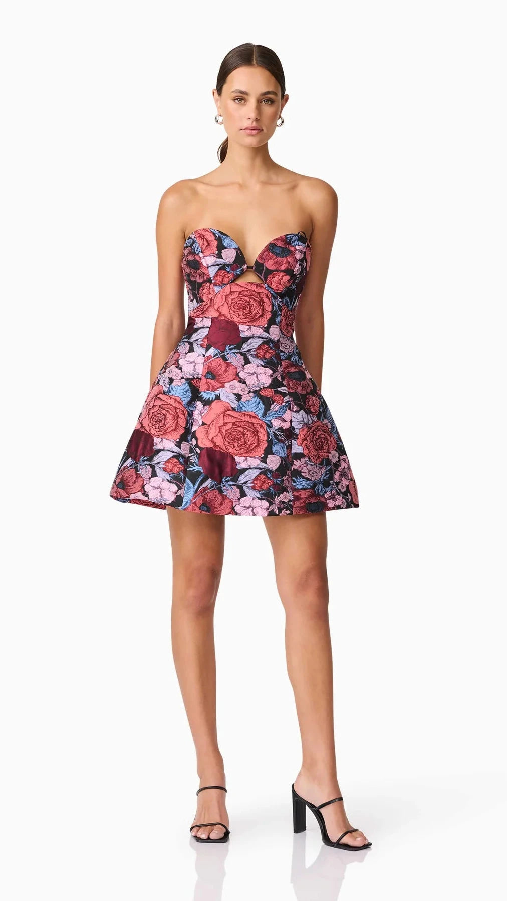 Elliatt Delphine Tulip Mini Dress in Multi