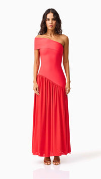Elliatt Jesselle Asymmetrical Gown in Coral