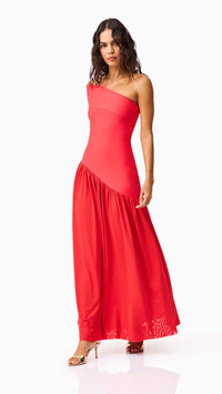 Elliatt Jesselle Asymmetrical Gown in Coral