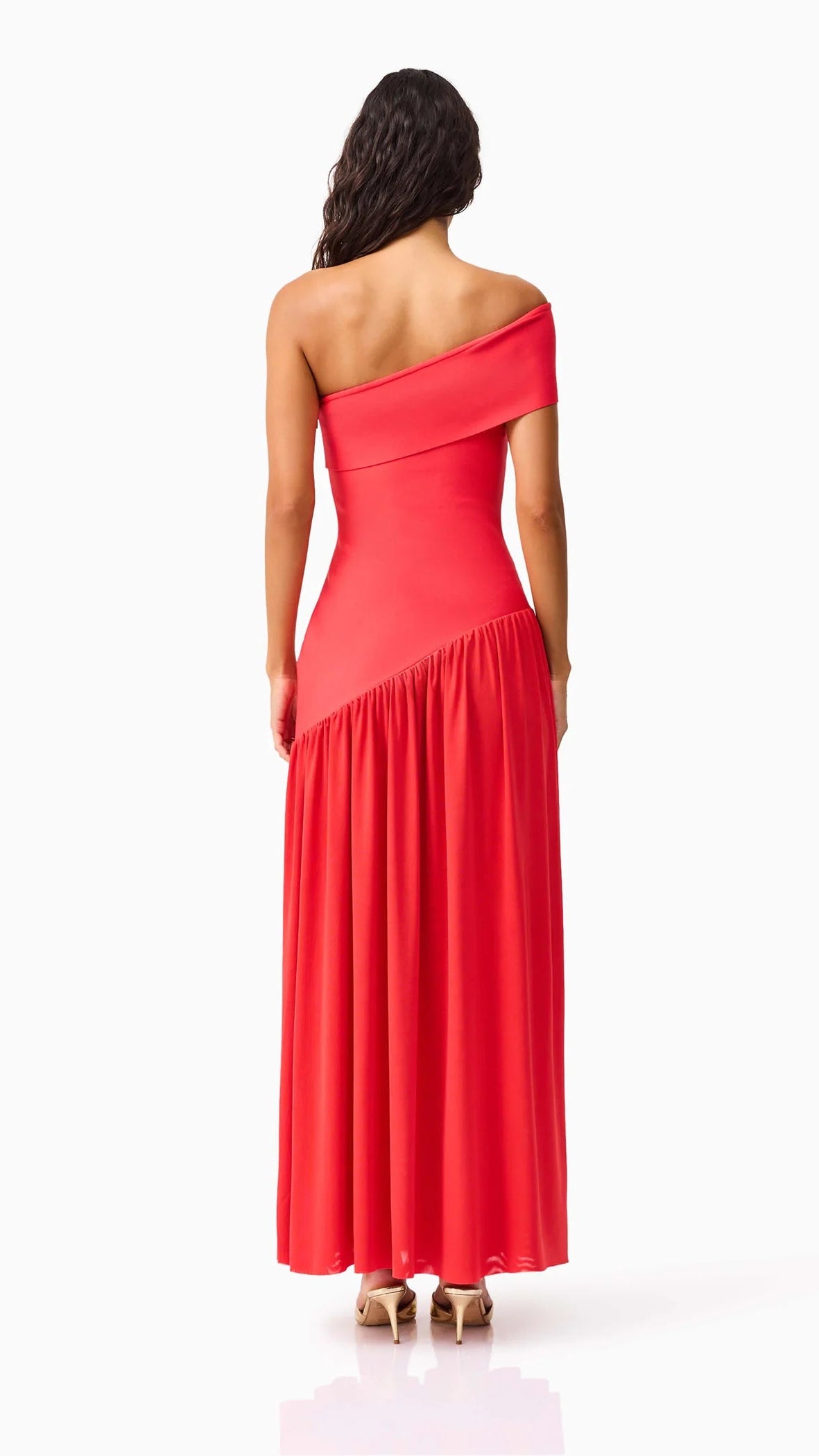 Elliatt Jesselle Asymmetrical Gown in Coral