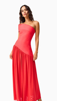 Elliatt Jesselle Asymmetrical Gown in Coral