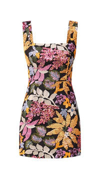 Elliatt Kiran Sequin Mini Dress in Black Multi